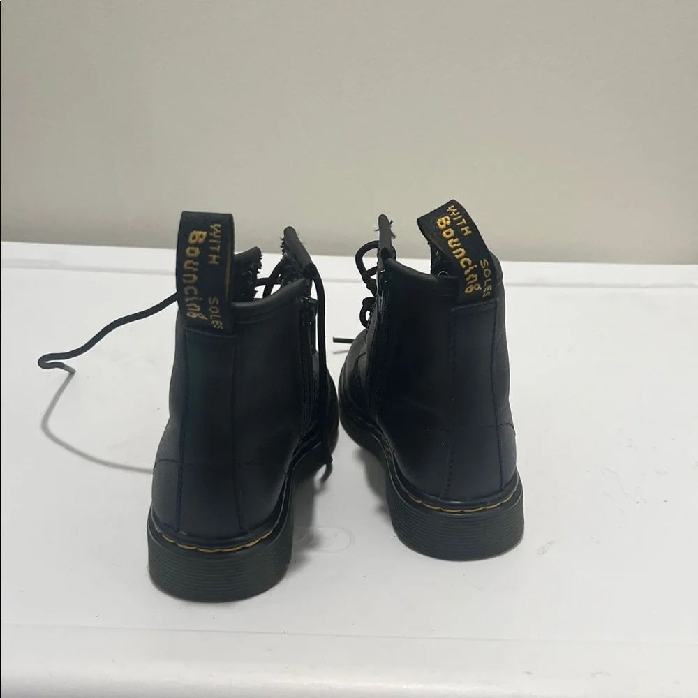 Black Leather DR MARTENS Ankle Boots